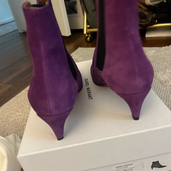 Isabel Marant beautiful suede bootie - Picture 4 of 5
